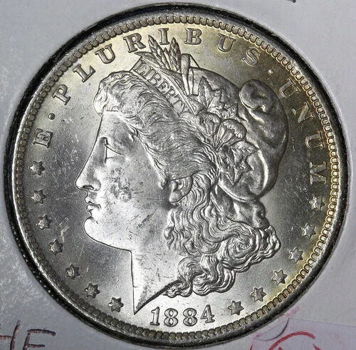 1884-O モルガン銀貨 BU *未流通* MS E383 ZWHF