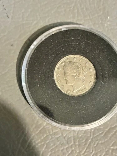 1883年 リバティV ニッケルセント付き 状態良好 -