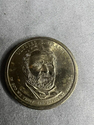 ユリシーズ・S・グラント 1ドル硬貨 1869-1877 - 2011 D - 第18代大統領