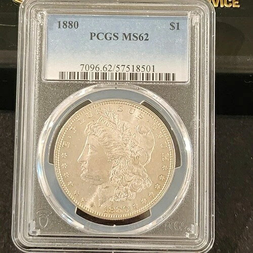 1880年 モルガン銀貨 MS62 PCGS