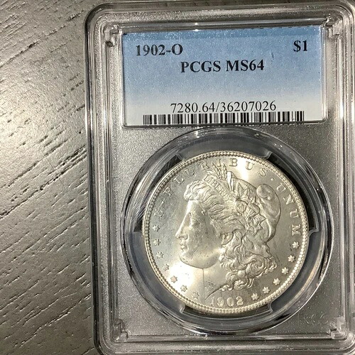 1902-O モルガン・ダラー銀貨 MS64 43,615円