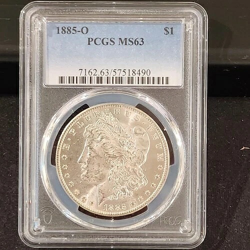 1885-O モルガン 1ドル PCGS MS63 43,615円