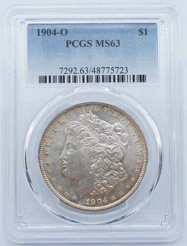 1904年 O モーガンシルバードル $1 PCGS MS63 - U374-