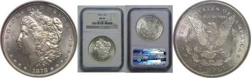 1878-S モルガン・ダラー NGC MS-64