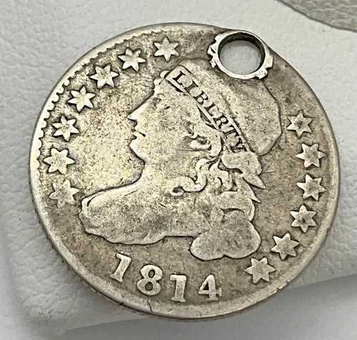 1814年製キャップドバストシルバーダイム