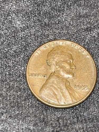 1955年リンカーン・ウィートペニー、縁に自由の女神像の「L」刻印なし #P517｜WORLD RESOURCE【QUEEN店】
