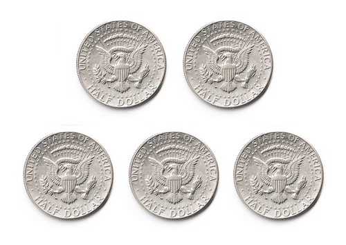 アメリカ ハーフドル硬貨 _ リバティ 1980 1981 1982 1983 1984 ケネディ _ 合計 5 枚