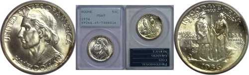 1936年 ブーン記念ハーフドル PCGS MS-65｜WORLD RESOURCE【QUEEN店】 62,315円