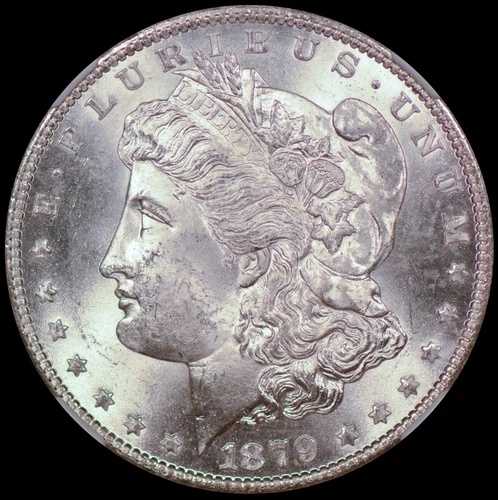 1879-S 1ドル モルガン・ダラー NGC MS65 - ホワイト・ビューティー