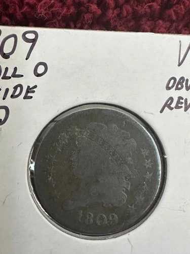 1809 ハーフセント スモール 0 内側 0 VG-F