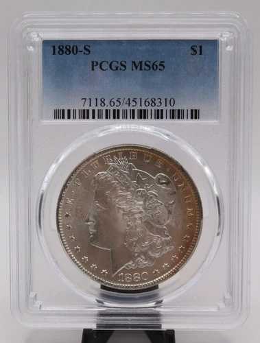1880-S モルガン・ダラー PCGS MS65 (013PID)