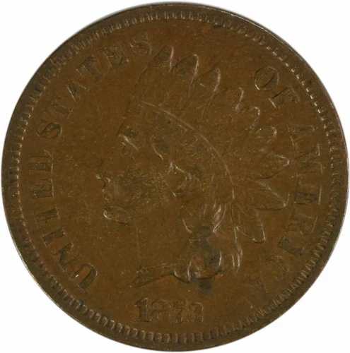 1873年製インディアンセント クローズド 3 EF 未認定 #247