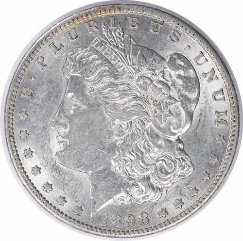 1898-S モルガン銀貨 チョイス AU 未認定 #922