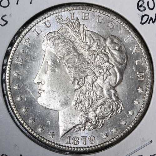 1879-S モーガン銀貨 宝石 BU *未流通* MS DMPL E385 OACCH