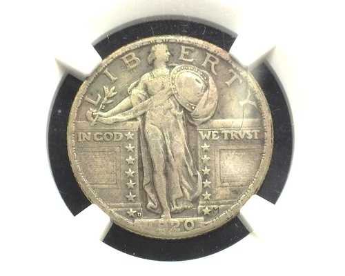 HS&C: 1920 D スタンディング リバティ クォーター VF 30 NGC - 米国コイン