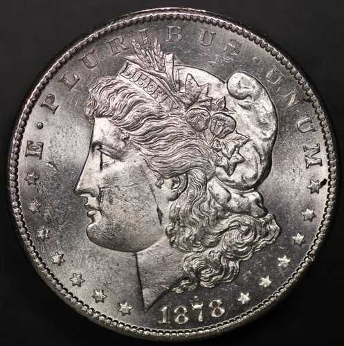 1878年 S モルガン銀貨 BU オリジナルコレクションより新品 - LOT AA 6612