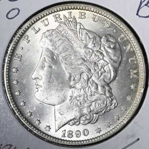 1890-O モルガン銀貨 BU *未流通* MS E389 URLK