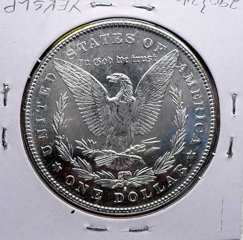 1878-S 1ドル モルガン銀貨、CH BU+/MS、プルーフ状、NICE+、白 C595 63,525円