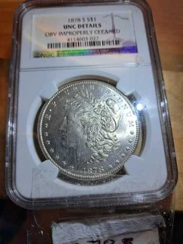 1878-S 1ドルモルガン銀貨
