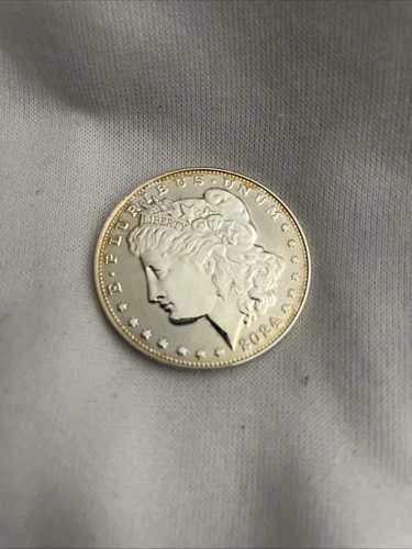 2024年 モルガン銀貨 PCGS MS70 ファーストストライクフラッグ