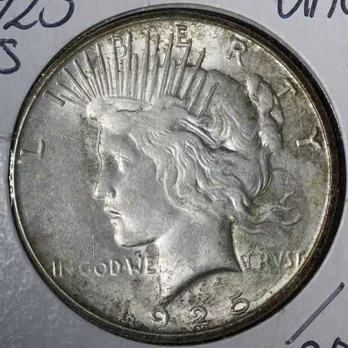 1925-S ピースシルバーダラー UNC *未流通* MS E366 GYCNY