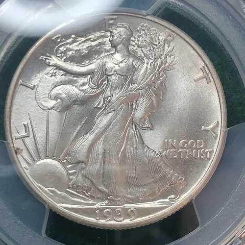 1939年ウォーキング・リバティ・シルバー・ハーフドル - PCGS MS65 ジェム