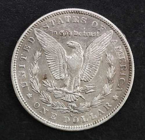 1892年 S $1 モルガン銀貨 XF 詳細クリーニング済み