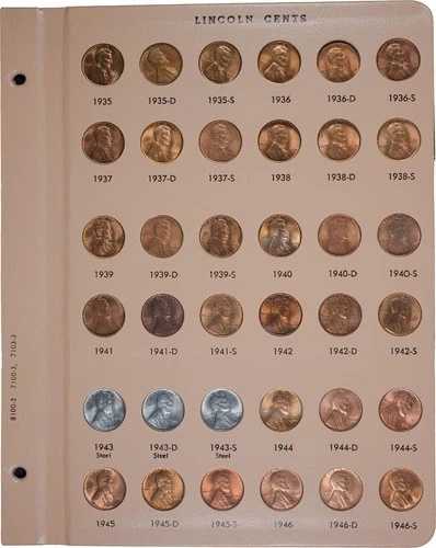 1935-1958 BU リンカーン ウィート セント セット