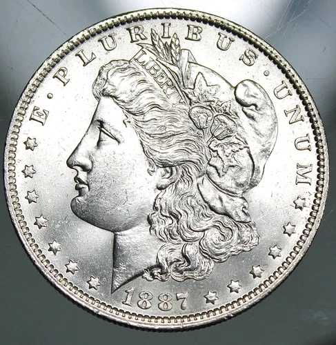 1887 O モーガン シルバー ダラー - 厳選された未使用品 !!