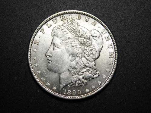 古い米国銀貨 1890年 モルガン・ダラー