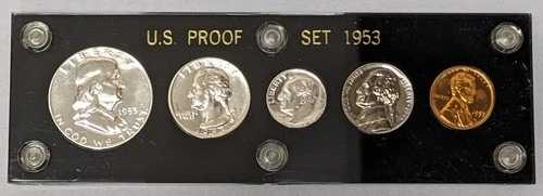 1953年 資本金ホルダーにプルーフセット