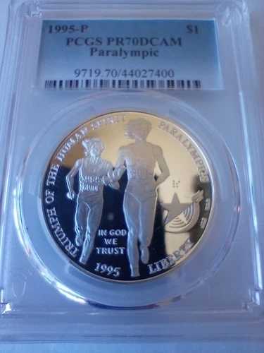 1995-P 1ドル オリンピック パラリンピック記念 PCGS PR70DCAM 人口 (153)??