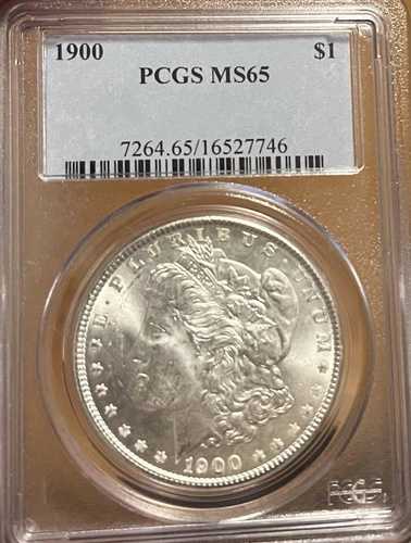 1900年 PCGS MS65 モルガン銀貨 64,130円