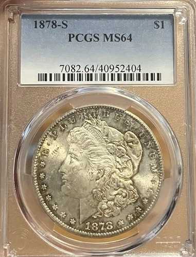 1878-S PCGS MS64 モルガン銀貨
