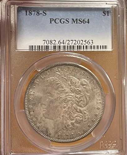 1878-S PCGS MS64 モルガン銀貨