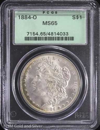 1884-O 1ドル モルガン銀貨 PCGS MS 65 | OGH 未流通 UNC BU