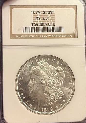 1879-S NGC MS65 モルガン銀貨