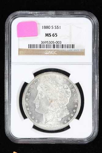 1880-S モルガン・ダラー NGC MS 65 32S1