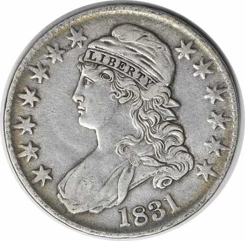 1831年 バストハーフダラー チョイス EF 未認定 #157