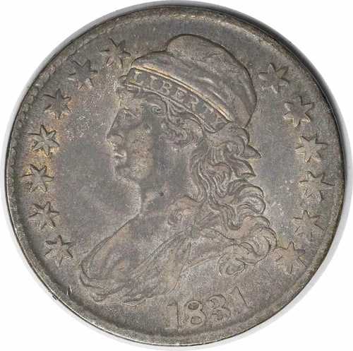 1831年 バストハーフダラー チョイス EF 未認定 #156