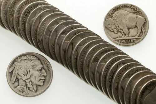 1923-S バッファローニッケルロール 状態良好～美品 40枚