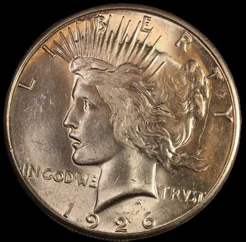 1926年-S $1ピースドル-チョイスUNCダイクラックOBV/送料無料-smh-211-