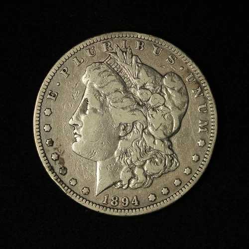 1894-S 1ドルモルガン銀貨 - 米国送料無料