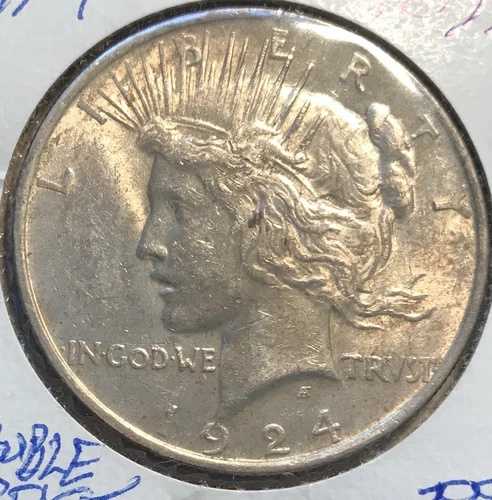 1924年製「VAM」ピット付きDD REV. **** ピースダラー **** 写真でご覧ください!!!!! #1833