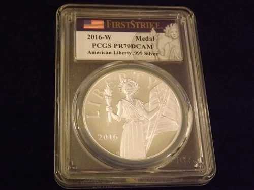 2016-W アメリカン リバティ メダル ファースト ストライク PCGS PR 70