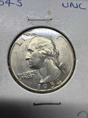 1954年 -SワシントンクォーターBU UNC-｜WORLD RESOURCE【QUEEN店】