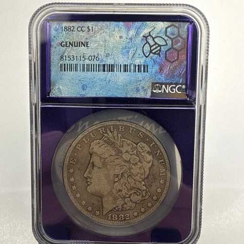 1882年製 モルガン銀貨 正規品 トレーダーベア パープルコア 送料無料