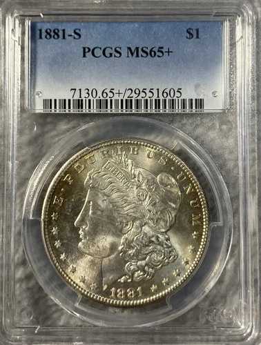 1881-S PCGS MS65+ モルガン銀貨｜WORLD RESOURCE【QUEEN店】