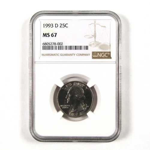 1993 D ワシントンクォーター MS 67 NGC クラッド 25c 未流通 SKU: I9593-｜WORLD RESOURCE【QUEEN店】