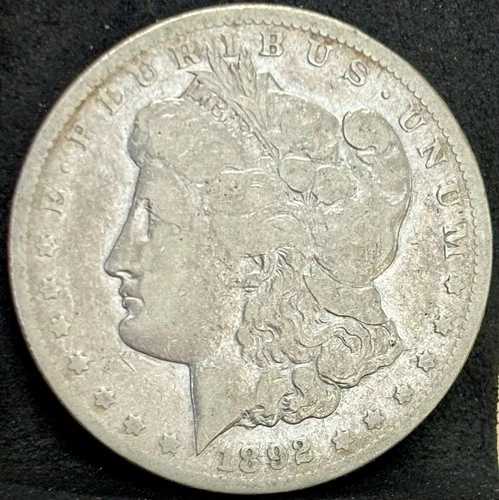 1892 CC モーガン シルバー ドル VG+/F 詳細コイン セミキーデート カーソンシティ造幣局｜WORLD RESOURCE【QUEEN店】